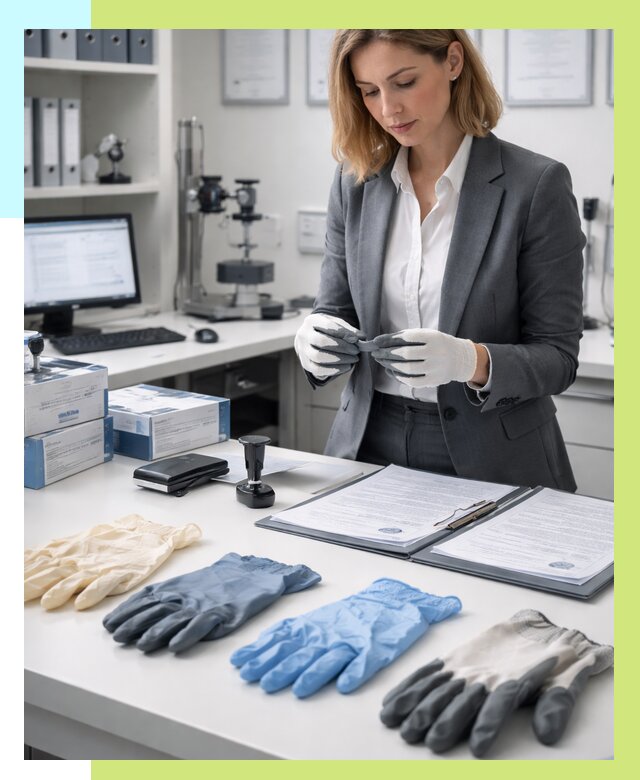 Сертификация перчаток в Анжере-Судженске от 8718 р. | Алешин-Нжр