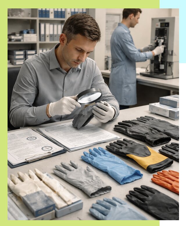 Сертификация перчаток и средств защиты продукции в Анжере-Судженске