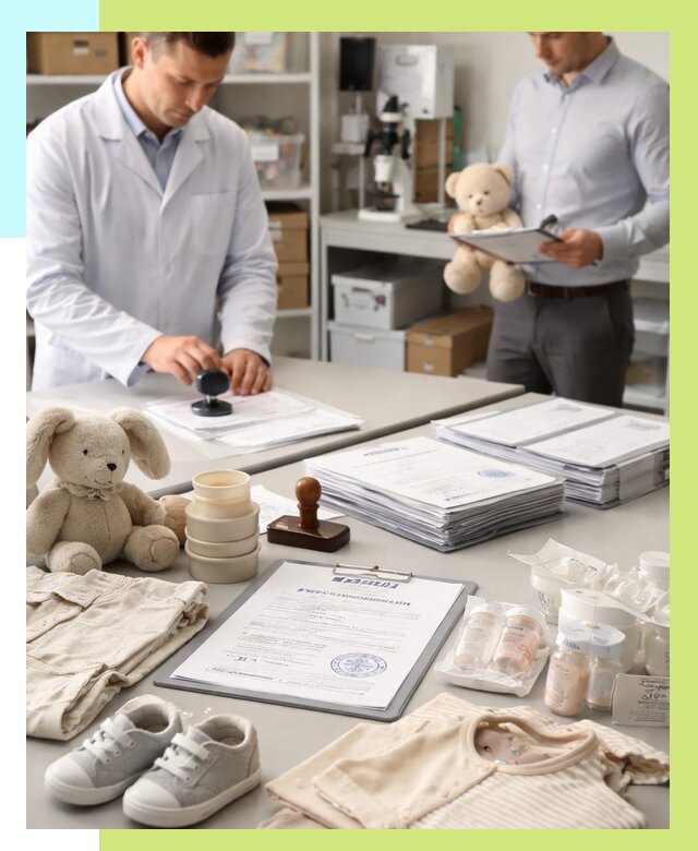 Сертификация детских товаров в Анжере-Судженске от 15386 р. | Алешин-Нжр