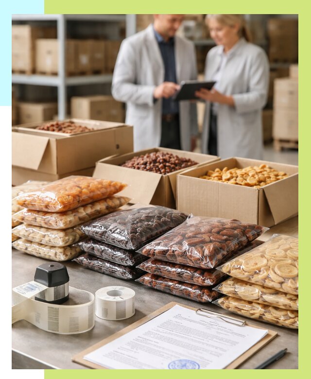 Сертификация сухофруктов в Анжере-Судженске от 12308 р. | Алешин-Нжр под ключ