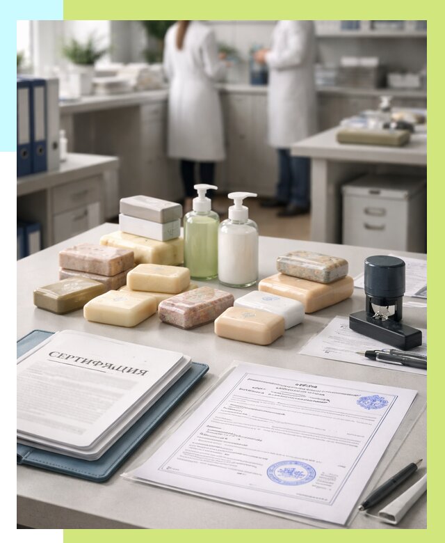 Сертификация мыла и сертификат на мыло в Анжере-Судженске от 12308 | Алешин-Нжр