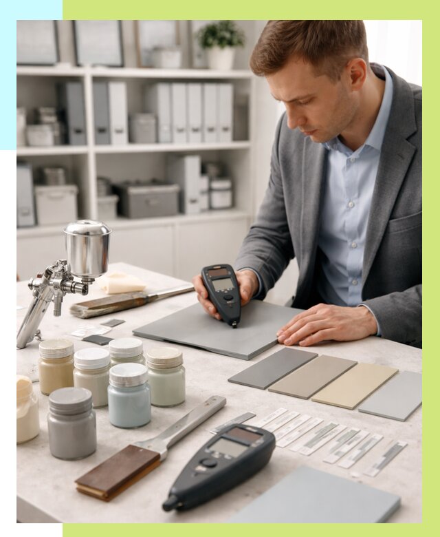 Сертификация краски в Анжере-Судженске от 25643 р. | Алешин-Нжр центр