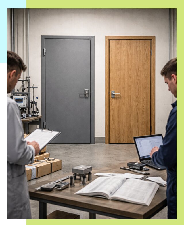 Сертификация дверей в Анжере-Судженске от 8206 р. под ключ | Алешин-Нжр