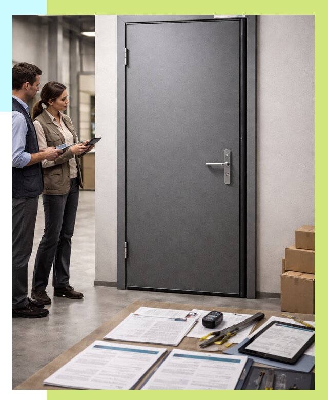 Сертификация противопожарных дверей в Анжере-Судженске от 9231 р. | Алешин-Нжр