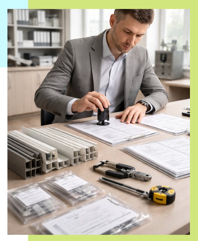 Сертификация ПВХ продукции в Анжере-Судженске от 8718 р., Алешин-Нжр