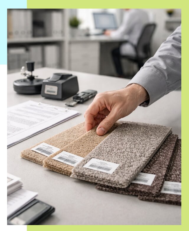 Сертификация ковролина в Анжере-Судженске от 15386 р., Алешин-Нжр