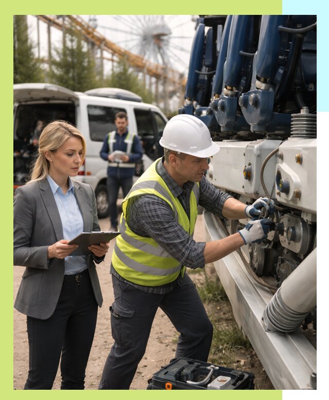 Сертификация аттракционов и проверка безопасности в Анжере-Судженске