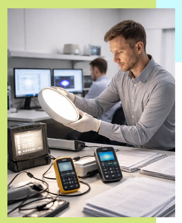 Сертификация светильников в Анжере-Судженске: испытания и оформление