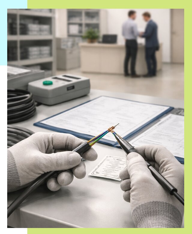 Сертификация провода в Анжере-Судженске от 18463 р. в Алешин-Нжр