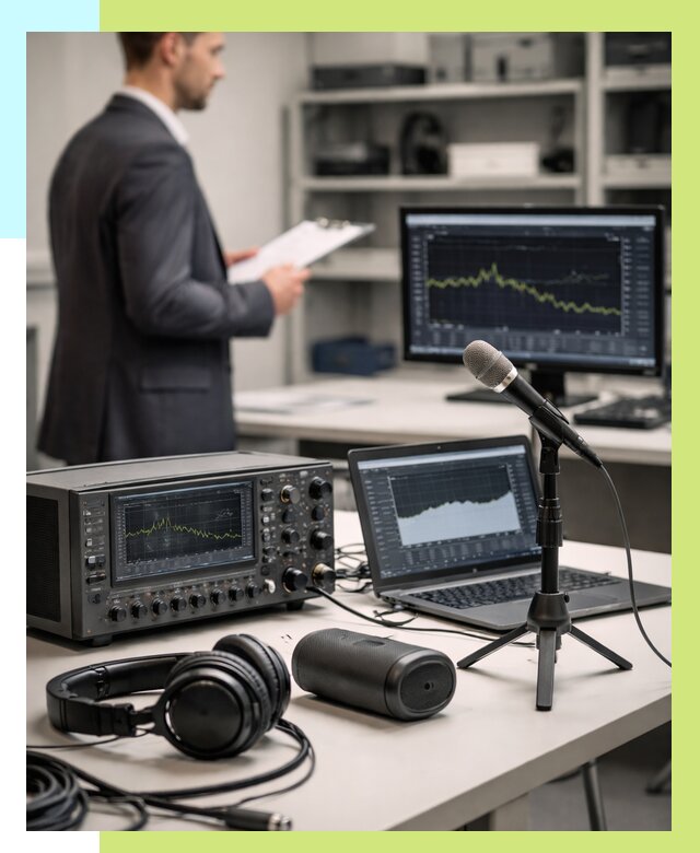 Сертификация аудиотехники в Анжере-Судженске от 15386 р., Алешин-Нжр