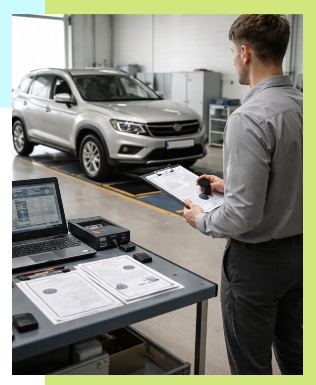 Сертификация транспортных средств в Анжере-Судженске от 12308 р. | Алешин-Нжр