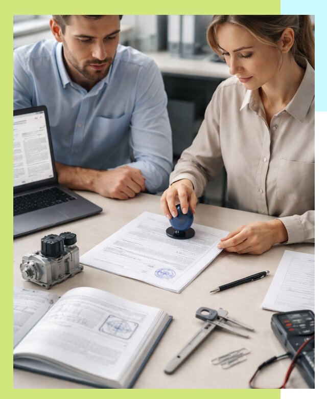 Выдача паспорта изделия и техническая экспертиза продукции в Анжере-Судженске