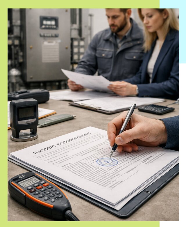 Оформление паспорта эксплуатации оборудования в Анжере-Судженске