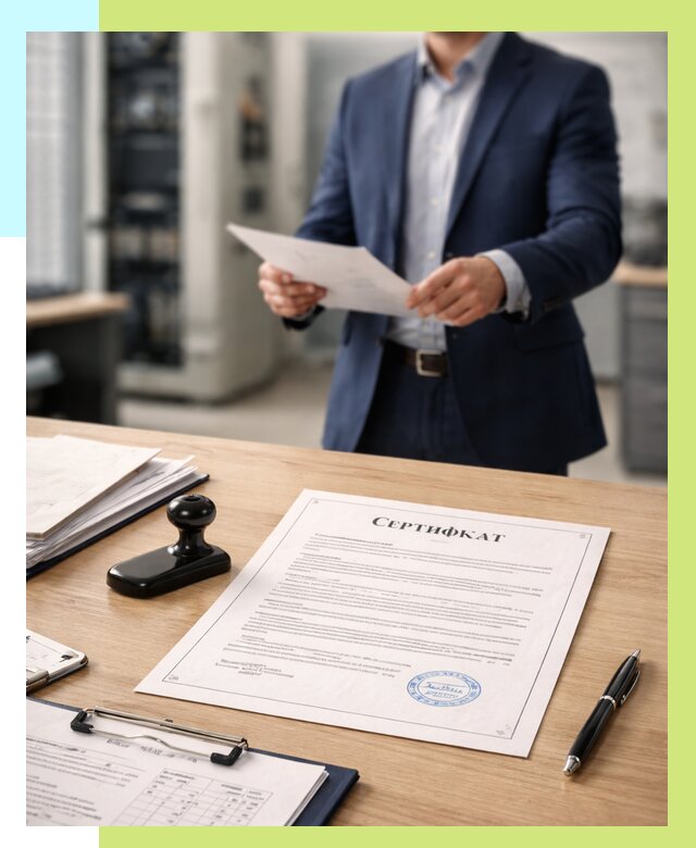 Сертификат на оборудование в Анжере-Судженске от 15386 р. | Алешин-Нжр