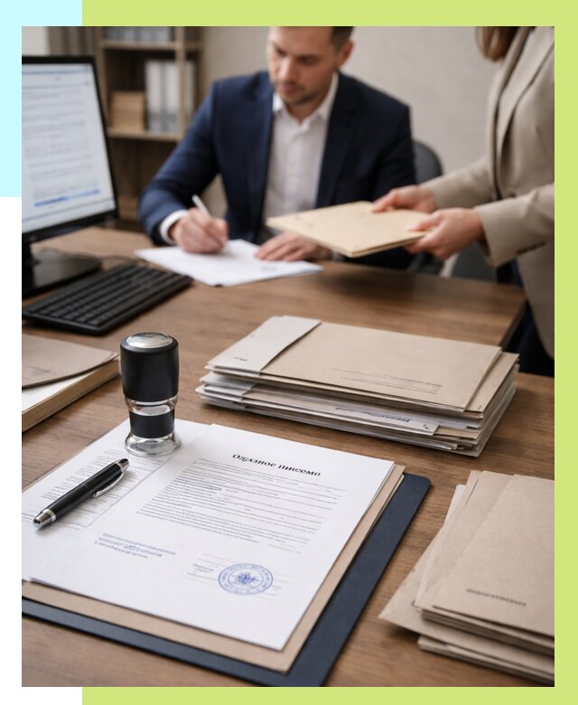 Отказное письмо для таможни в Анжере-Судженске от 3077 р, Алешин-Нжр