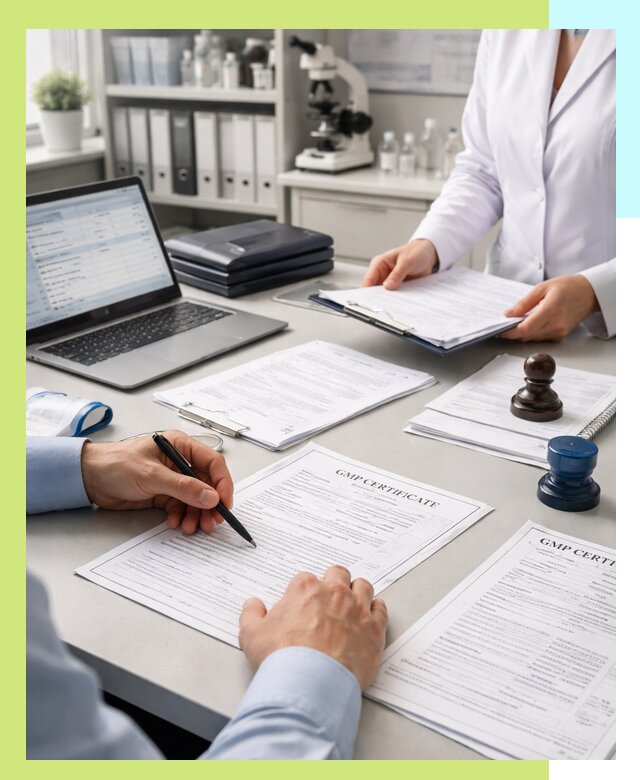 Оформление сертификата GMP в Анжере-Судженске для фармпроизводства