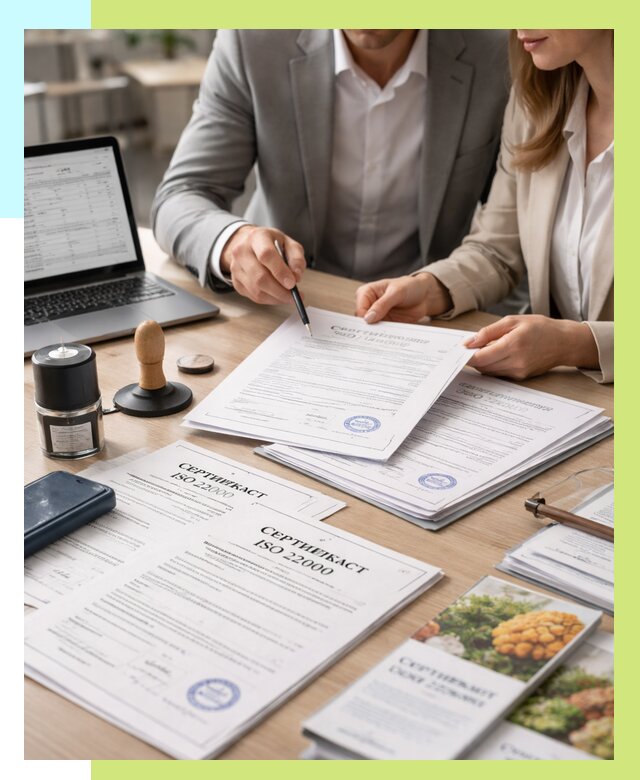 Сертификат ISO 22000 в Анжере-Судженске от 41028 р. под ключ | Алешин-Нжр