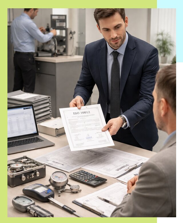 Выдача сертификата ISO 10012 по требованиям метрологии в Анжере-Судженске