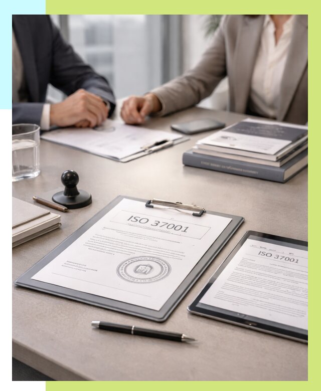 Сертификат ISO 37001 в Анжере-Судженске оформить от 123084 р. Алешин-Нжр