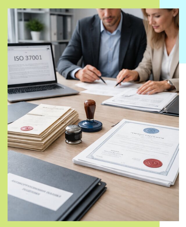 Получение сертификата ISO 37001 по системе борьбы с коррупцией в Анжере-Судженске